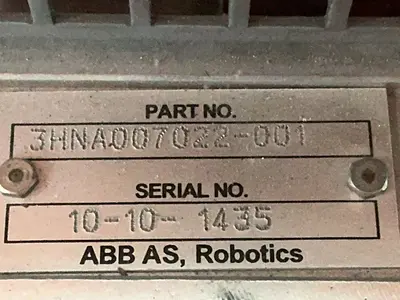 Used ABB 3HNA007022001 Industrial Controls Ohio US | HGR 24 #1300041