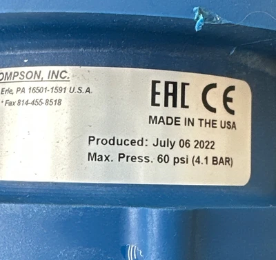 New | in-Stock Thompson DB4P-M613 Pumps Indiana US | J&J Industrial Supply #1280975