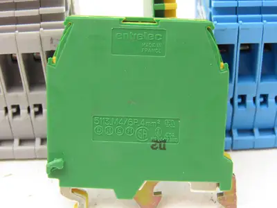 Entrelec Terminal Block DIN Rail Lot of 140