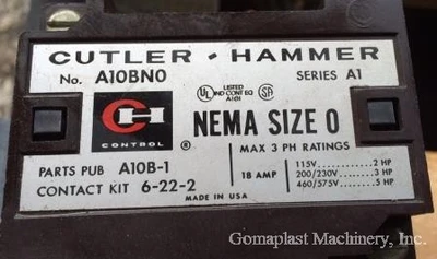 Motor Starters NEMA size 0 & 00 Lot, Item # 1676