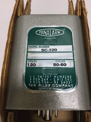 Panalarm Model No. SC-100 Relay Module 120 Volts 50/60 Cycles