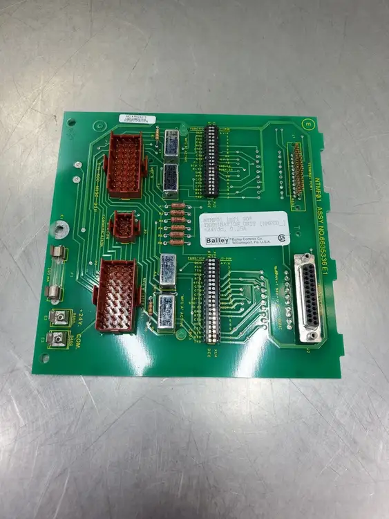 Used Bailey NTMF01 infi 90 Termination Unit, (NMFC0_), 24VDC, 0.25A PLC Input & Output South Carolina US | Palmetto Automation #1160584