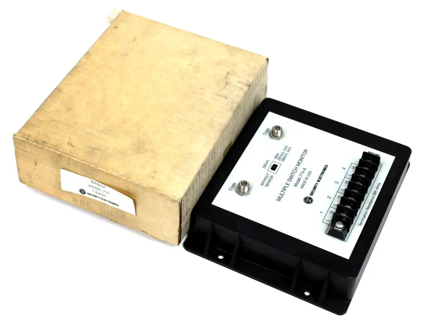 NEW SECURITY ELECTRONICS 774-A MULTIPLE SWITCH MONITOR 774A