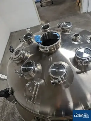 USED A&M Process 500 Liter A&B Process Receiver Tank, 316 S/S, 44/150#
