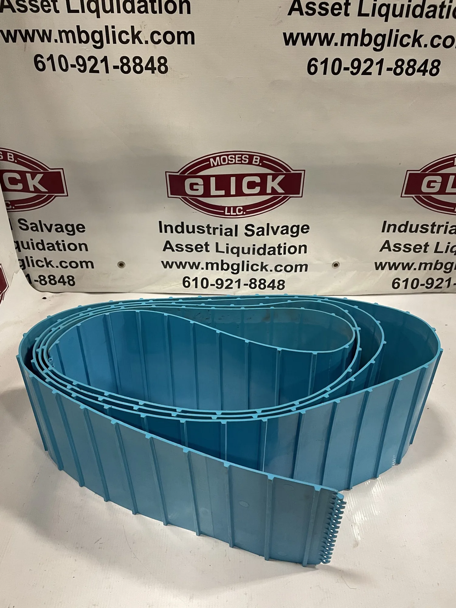 Intralox 8050 Food Grade Cleated Conveyor Belt/Belting 18′ x 8″