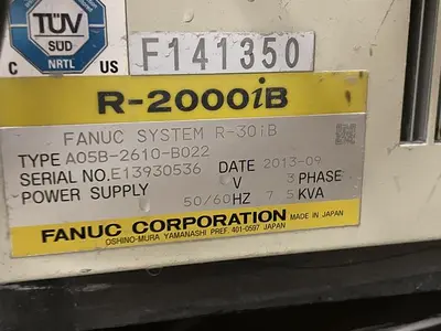 Used 2013 FANUC FANUC R2000IB/165F Robots Michigan US | Aucto #1332188
