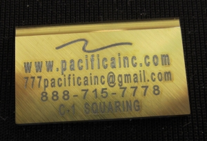 USED PACIFICA C-1, SQUARING / DEBURRING BLADES, T.I.N. COAT
