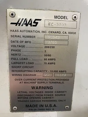2005 HAAS EC-3000 Machining Centers, Horizontal-Spindle | Mohawk Machinery (8)