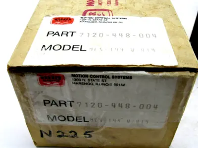 NEW WARNER ELECTRIC MCS-144 PHOTOELECTRIC SENSOR7120-448-004 MCS144