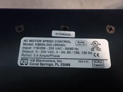 NEW KB ELECTRONICS KBMA24D