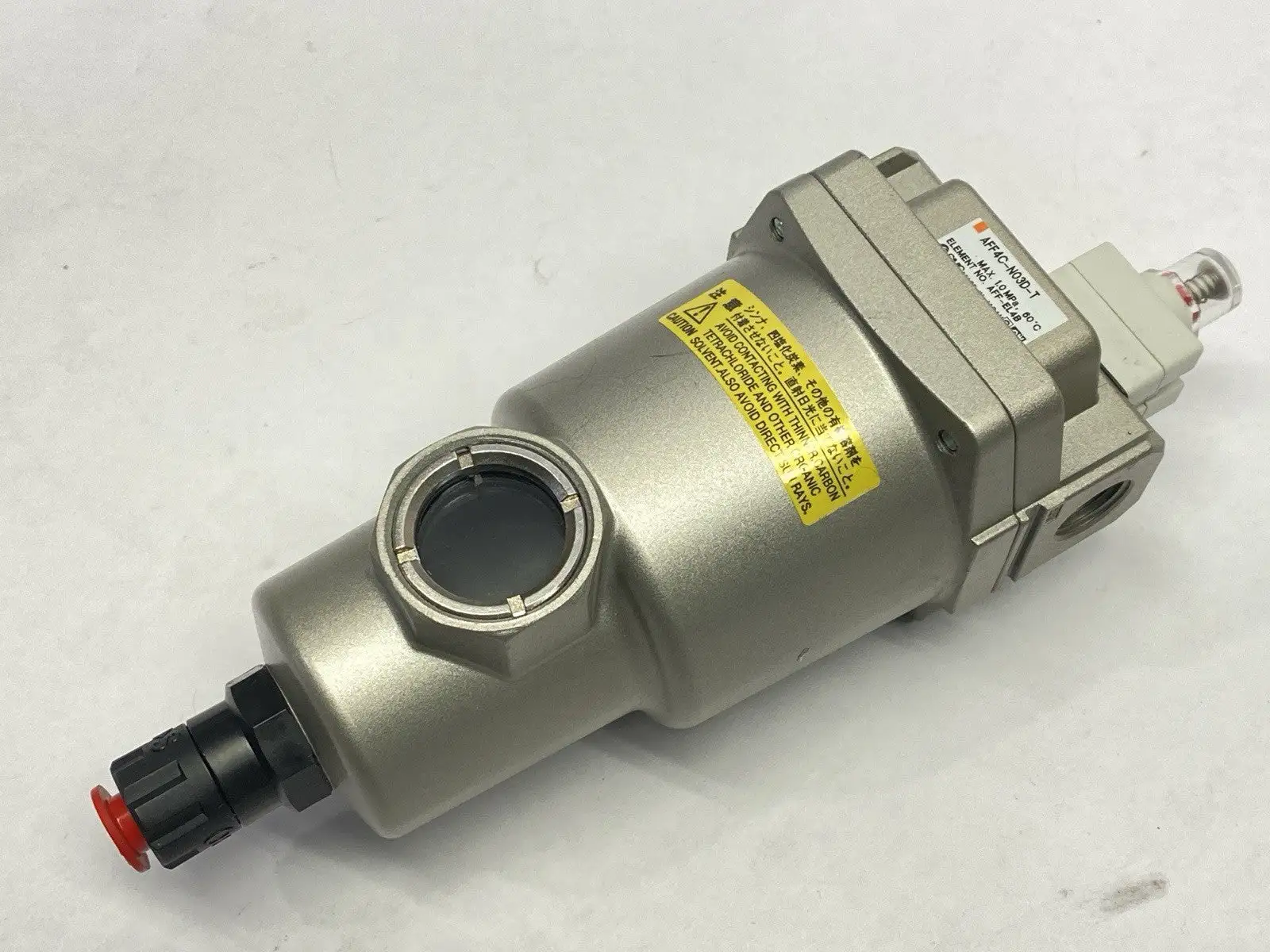 Used SMC Pneumatic Main Line Filter 3/8" NPT Filters Michigan US | Maverick Industrial Sales #1391668