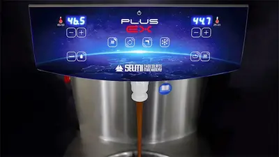 New | in-Stock Selmi Plus Ex Professional Chocolate Tempering Machine. Chocolate Confectionary Tempering Minnesota US | Harvest Equipment and Fabrication Inc #1465083
