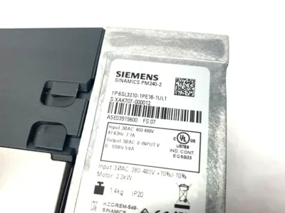 USED SIEMENS SINAMICS POWER MODULE PM240-2