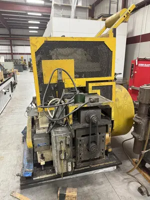 40 TON RLM MODEL #R40 4-POST CUTOFF PRESS & SERVO DIE ACCELERATOR: YOBRO #23887
