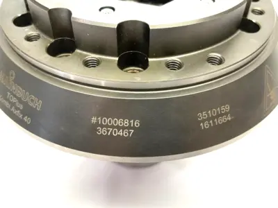 USED HAINBACH TOPLUS KOMBI AXFIX 40 CLAMPING HEAD ASSEMBLY