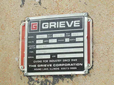 USED GRIEVE SA-550