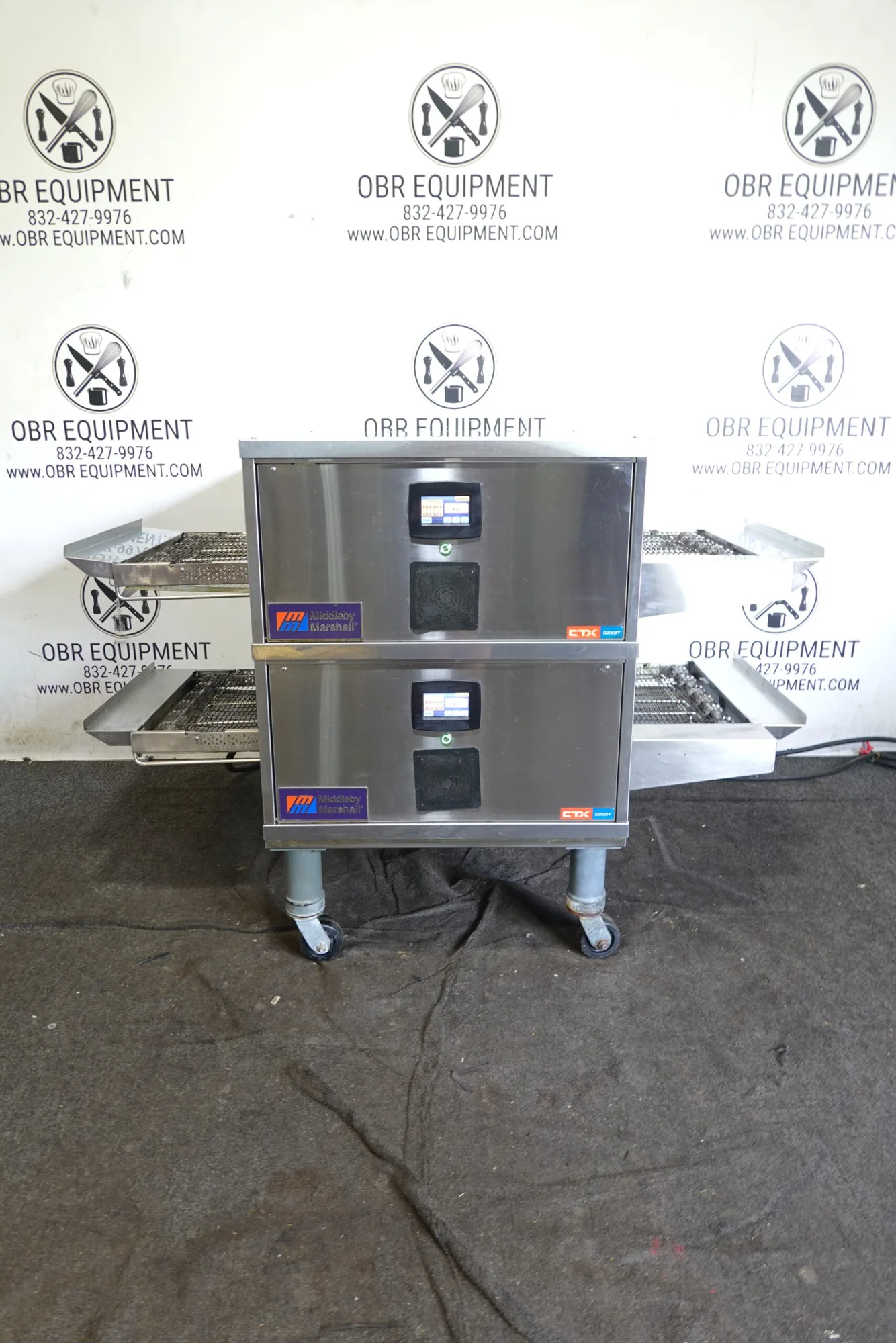 2023 MIDDLEBY MARSHALL CTX ELECTRIC DOUBLE STACK PIZZA CONVEYOR OVEN MODEL DZ33T
