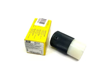 USED HUBBELL INSULGRIP HOSPITAL GRADE OUTLET RECEPTACLE BODY 2-POLE 3-WIRE