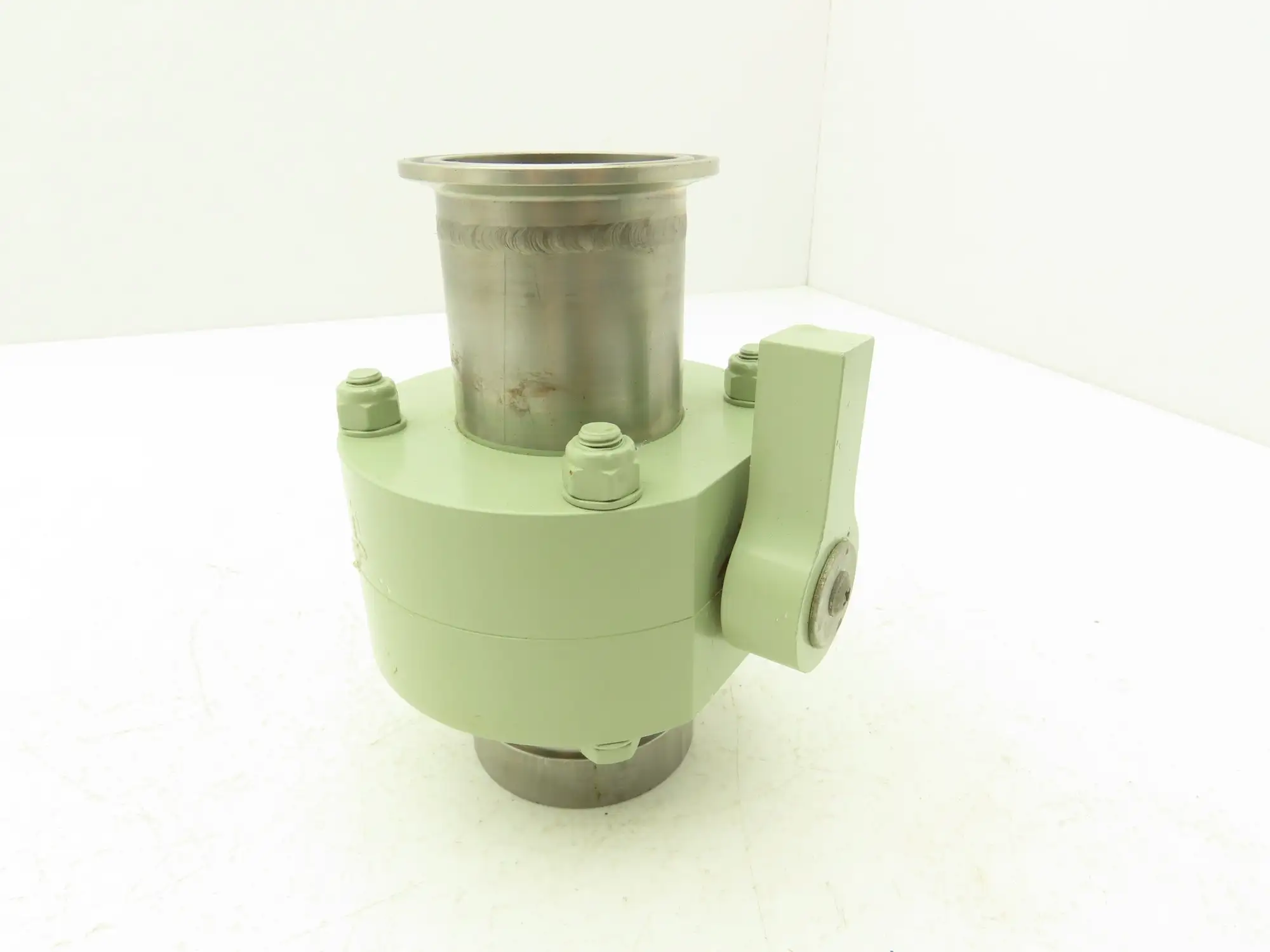 NA NA 2" Butterfly Valve Manuel 2-1/2" Flange & 2-3/8" Smooth Coupler SS Tube