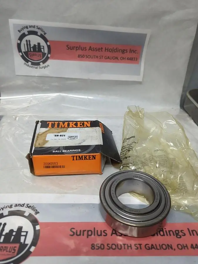 New | in-Stock TIMKEN 209KRR3 Industrial Controls Ohio US | Surplus Asset Holdings #1240474