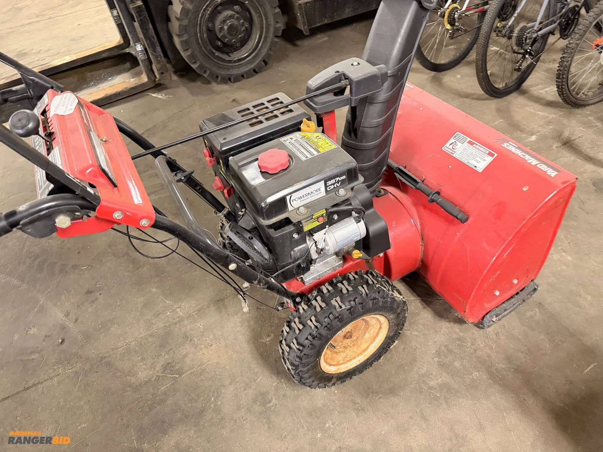 Used YARD MACHINES 31AH65FH700 SNOW BLOWER Snow Blowers Michigan US | Miedema Asset Management Group #1369518
