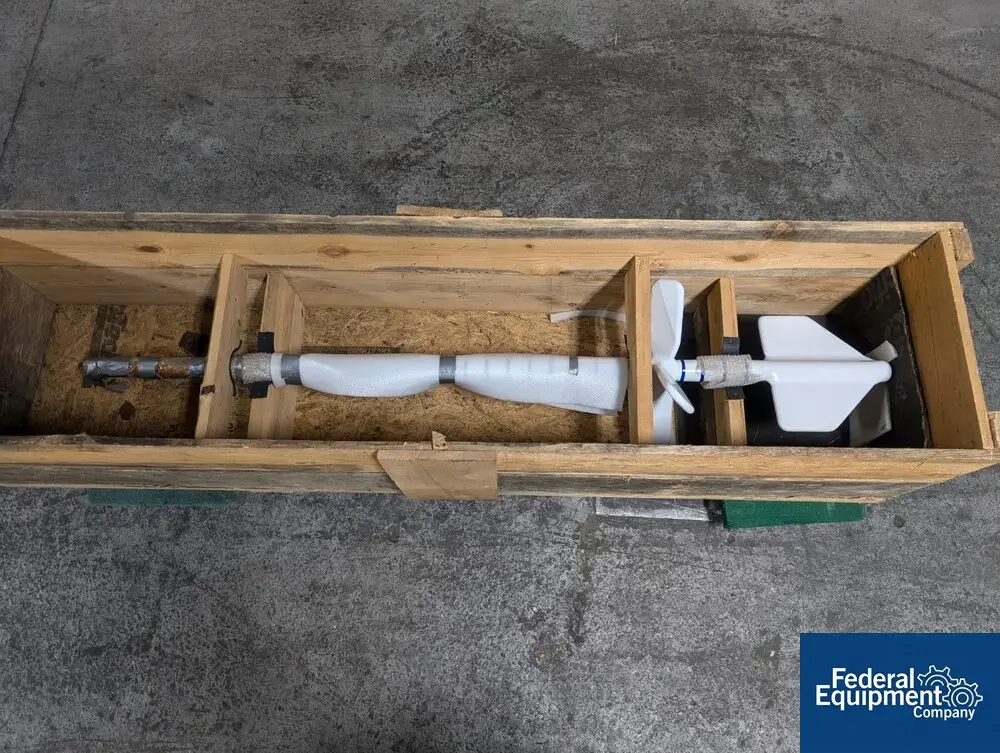 NEW Pfaudler 300 Gal Pfaudler Glass Lined Agitator Shaft