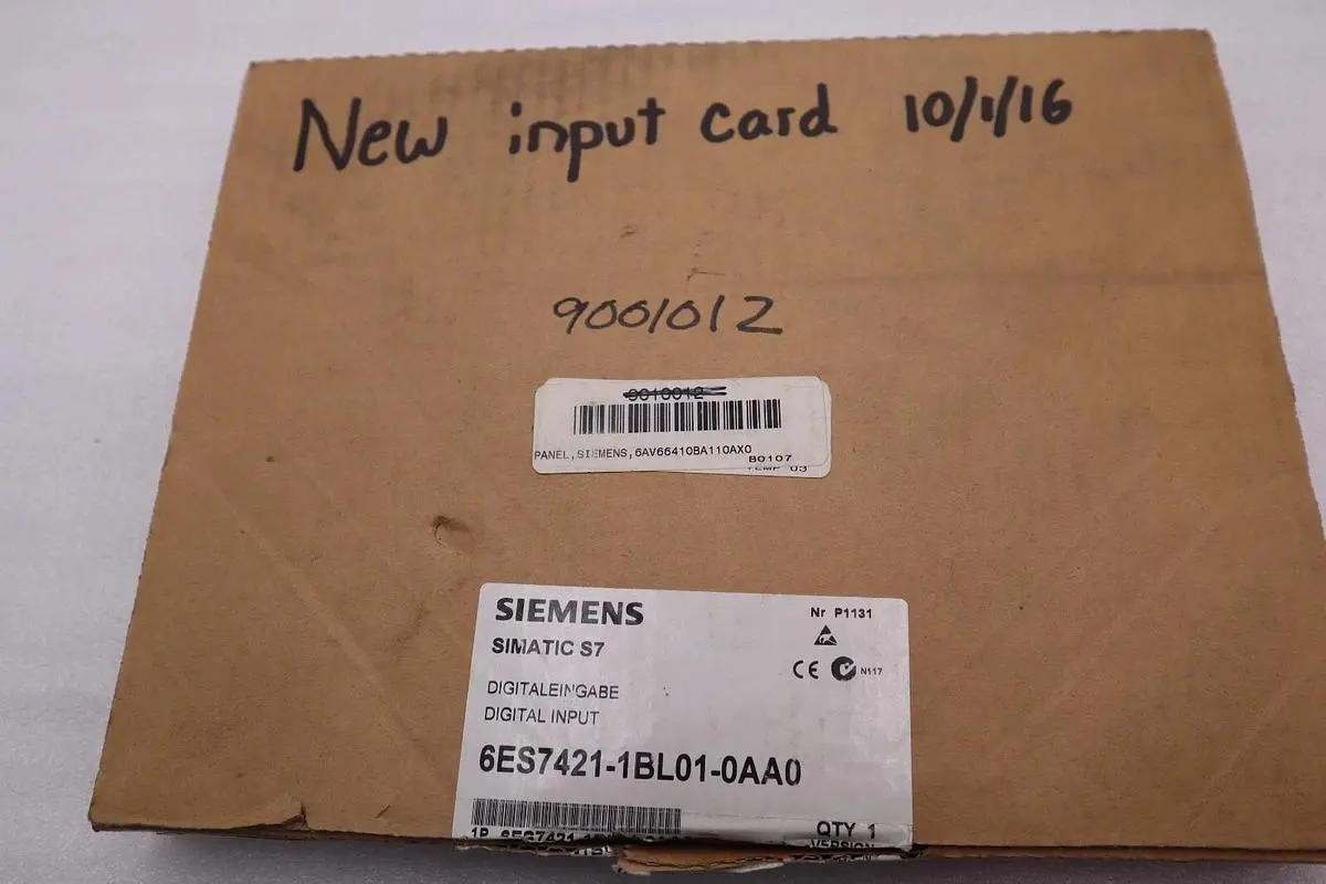SIEMENS SIMATIC S7 6ES7 421-1BL01-0AA0 PLC INPUT MODULE STOCK K-3845
