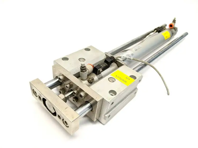 Used SMC GUIDED CYLINDER Pneumatic Cylinders | Maverick Industrial Sales #1108348