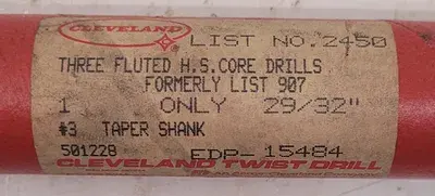 USED CLEVELAND TWIST DRILL EDP-15484