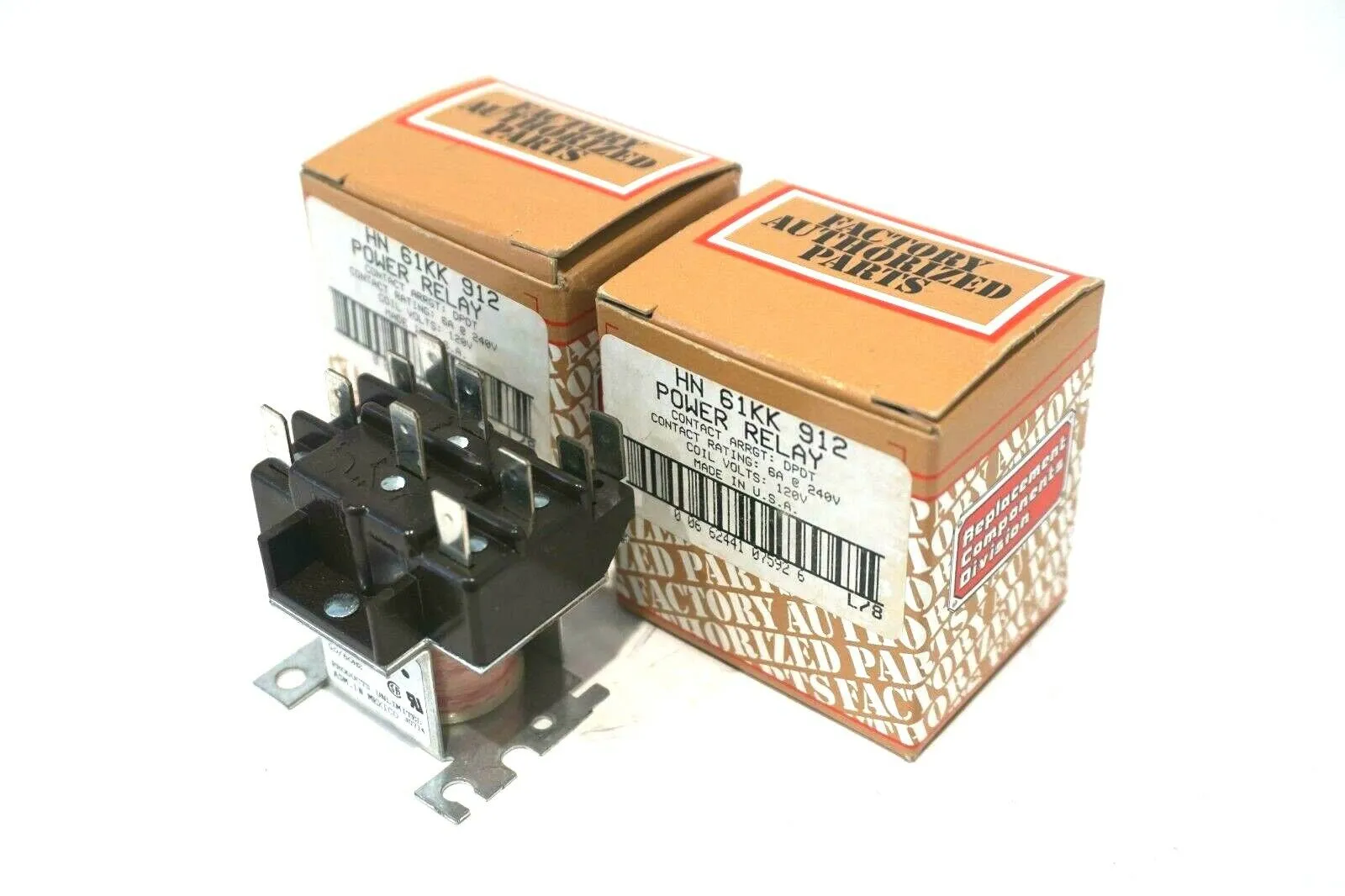 2 NEW PRODUCTS UNLIMITED HN-61KK-912 POWER RELAYS HN61KK912