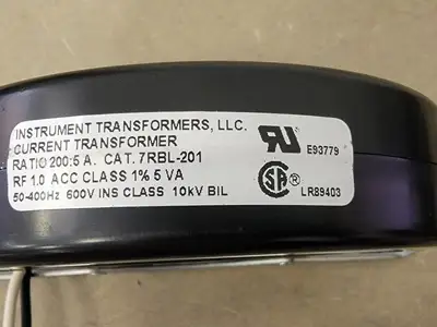 200:5A Current Transformer 7RBL-201
