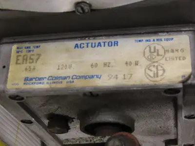 Barber-Coleman EA57 Actuator 0.65A 12V 60Hz 40W 1-1/2 NPT