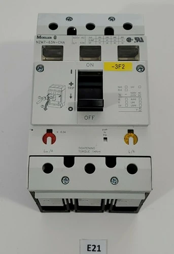 Used Moeller NZM7-63N-CNA Circuit Breakers Indiana US | J&J Industrial Supply #521344