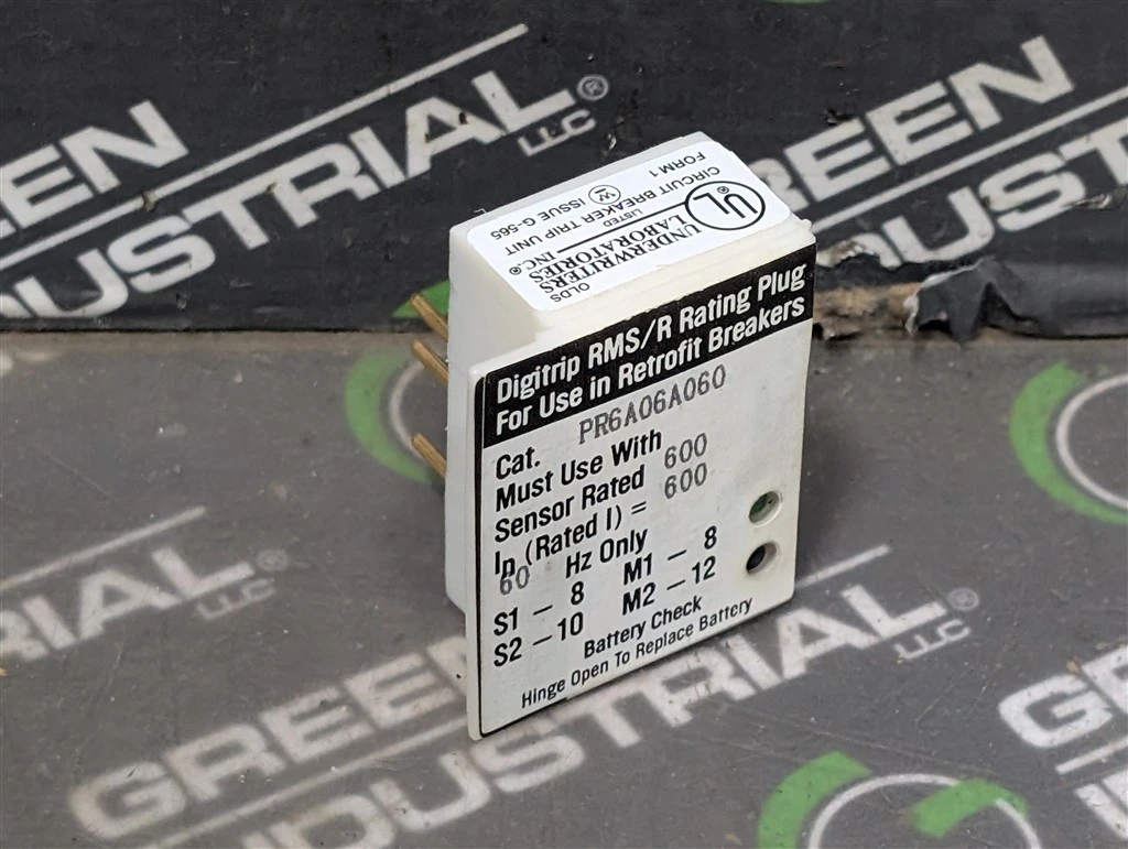 Westinghouse PR6A06A060 Digitrip RMS/R Circuit Breaker Rating Plug 600A F1 Used