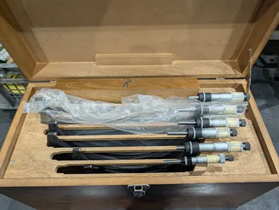 Starrett Outside Mic Set 5-6" thru 11-12" Complete Set