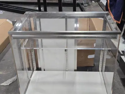 Retail Glass Jewelry Display Case / Counter | Lighted 33" x 21" x 38"