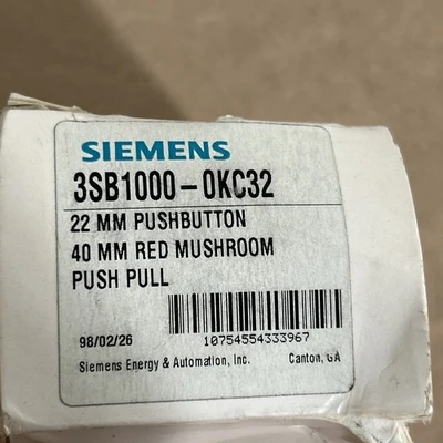 NEW Siemens 3SB1000-0KC32