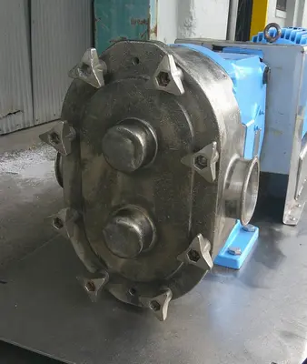 SPC9306  Pump 3" inlet Waukesha positive displacement pump Stainless Steel Contact Parts