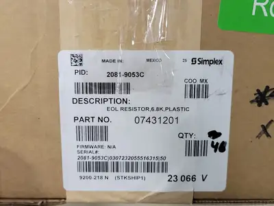 NEW SIMPLEX 2081-9053C