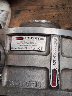 SONIC AIR SYSTEMS 376685Y53461 CENTRIFUGAL BLOWER 2850RPM 10HP 3PHASE 190/380V 29/14.5AMP 50HZ