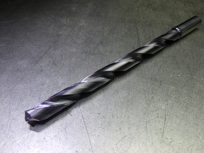 YG1 1/2" Coolant Thru 10xD Carbide Drill 14mm Shank DHM10032F (LOC2260)