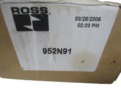 NEW ROSS CONTROLS 952N91 BASE ASSEMBLY