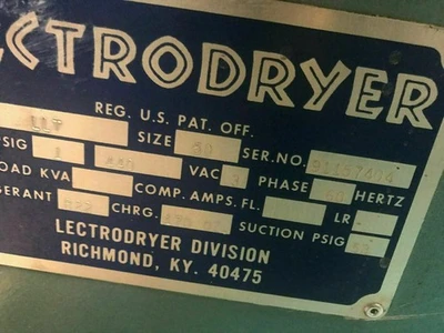 USED Lectrodryer Does Not Apply