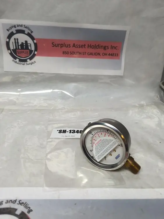 New | in-Stock WIKA 0-100 Universal Pressure Meters Ohio US | Surplus Asset Holdings #1249617