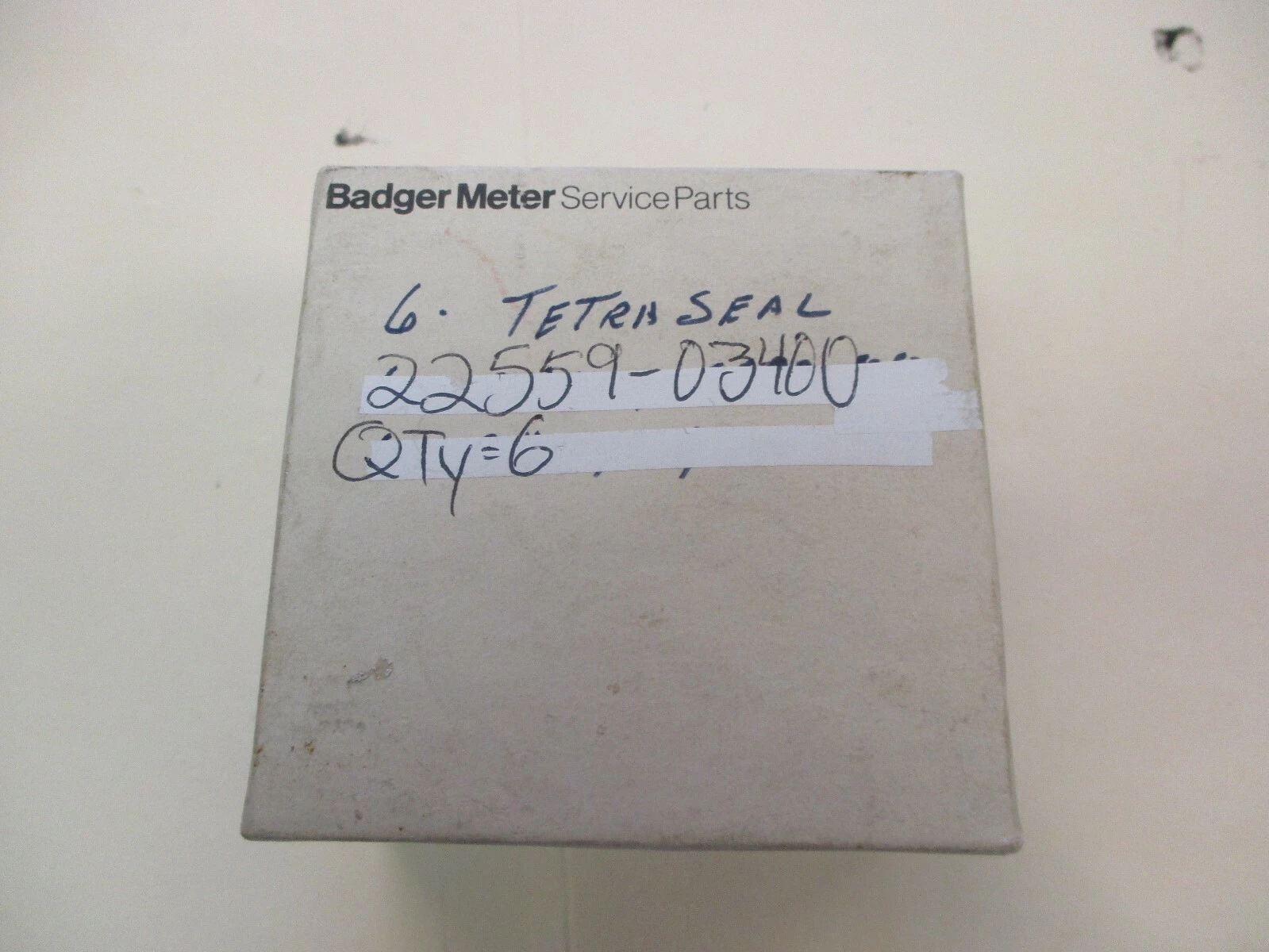 NEW 6) Badger Meter 22559-0340 Tetra Seal