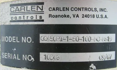 USED CARLEN CONTROLS CC450RT-1-50-100-MC-MS19 ENCODER MOTOR CC450RT150100MCMS19