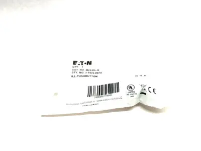 Eaton M22-DL-G Flush Head Illuminated Pushbutton Green - New
