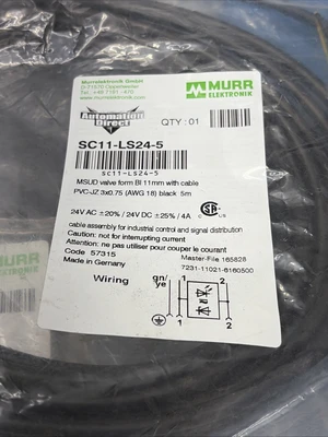 New | in-Stock Murrelektronik SC11-LS24-5 Miscellaneous MRO Indiana US | J&J Industrial Supply #1208928