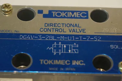 NEW TOKIMEC DG4V-3-2BL-M-U1-T-7-52 CONTROL VALVE DG4V32BLMU1T752