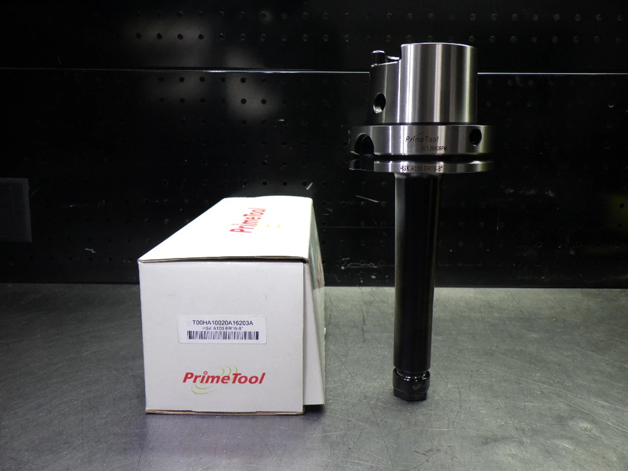 Prime HSK100A ER16 Collet Chuck 8" Pro T00HA10020A16203A (LOC1308B)